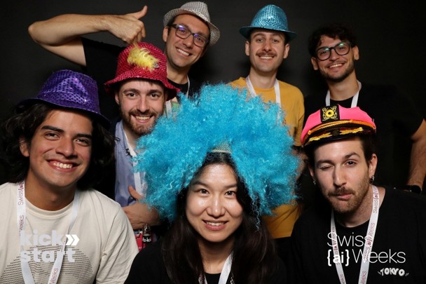 The seven-person team at the Zurich hackathon