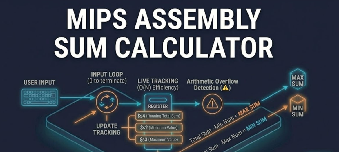 MIPS Assembly Sum Calculator