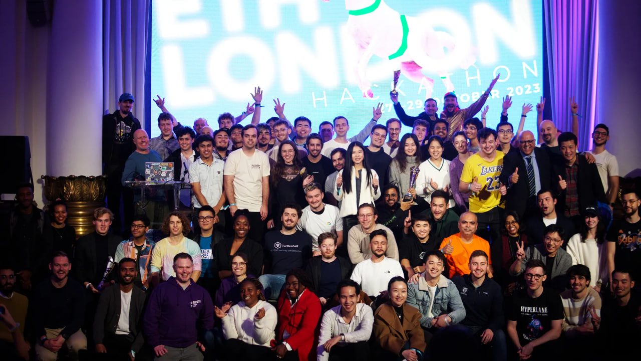 ETH London Finalists on Stage