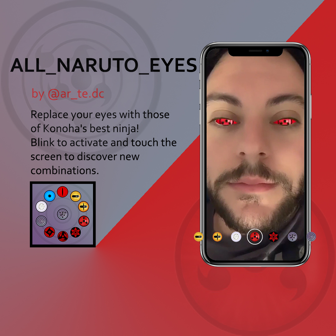 Copertina del filtro AR Naruto Eyes